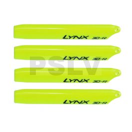 LXT1204-3D  Lynx Main Blade 120 mm Pro Edition Yellow 2 sets Trex150  